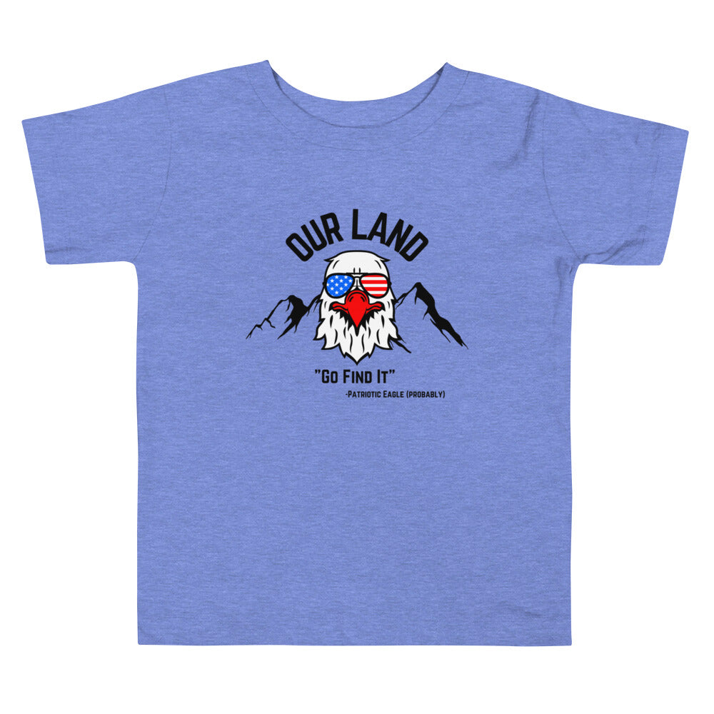 Toddler Cool Eagle Our Land Tee