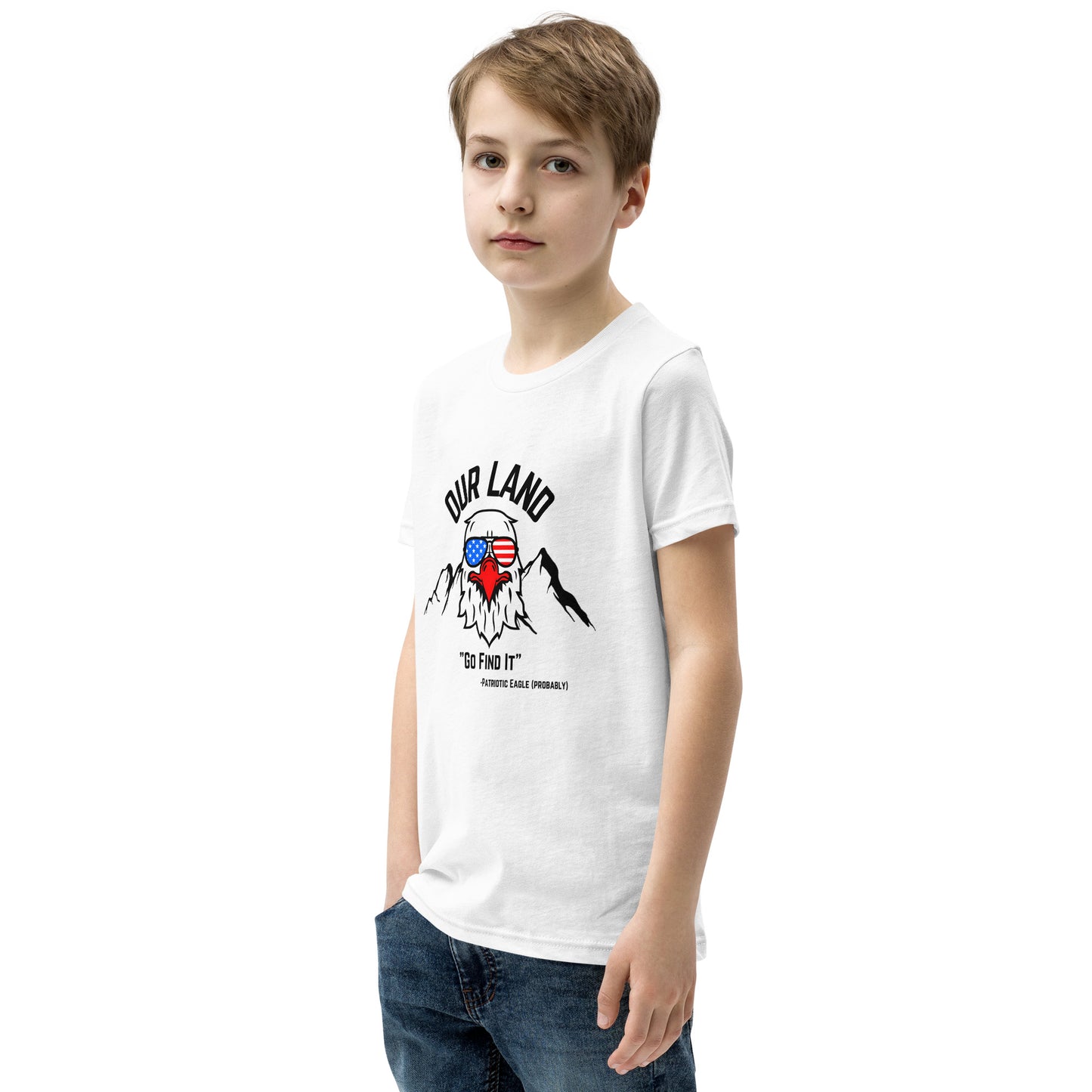 Youth Cool Eagle Our Land Tee