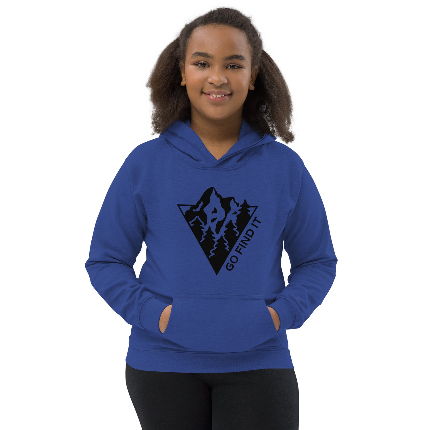 Kids Go Find It Mountain Hoodie