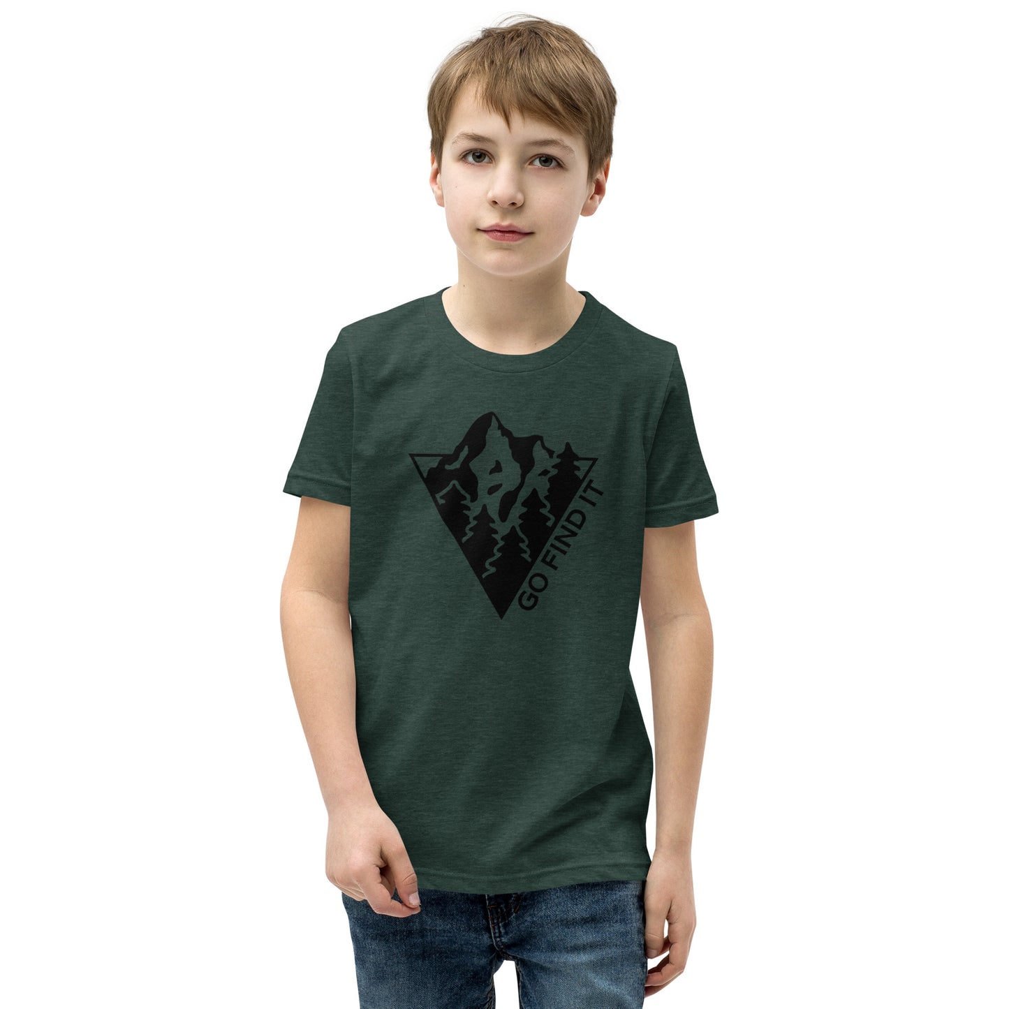 Youth Go Find It Mountain Tee